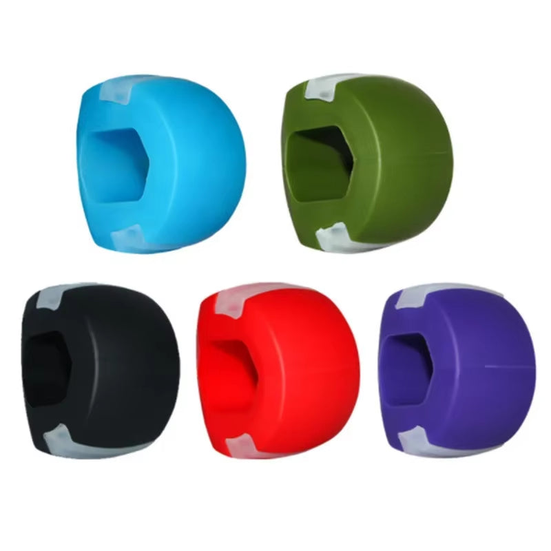 Fitness Jaw Exercise Stress Ball Face Jaw Exerciser Trainer Muscle Simulator for Cheekbones Trainer Jaw Chin Line