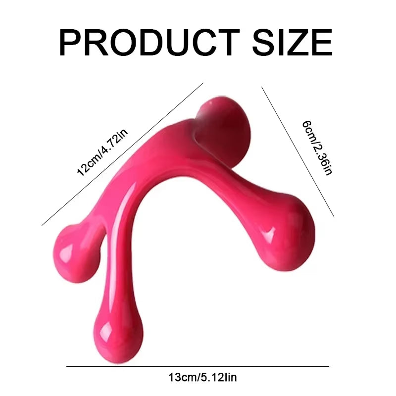 1Pcs Handheld Arch Body Massager Health Balance Four Ball Back Mini Massage Stick Relax Acupressure Health Massage Tool