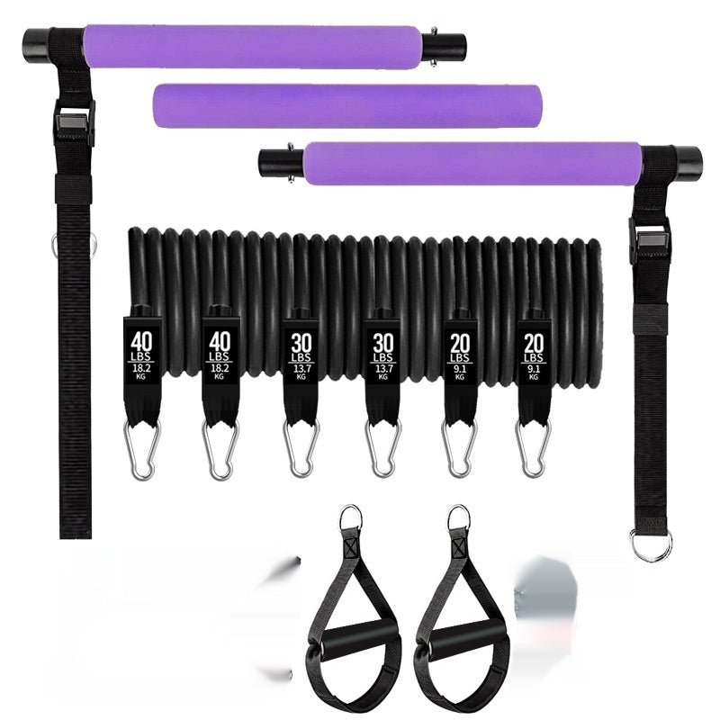 Yoga Fitness Rod Stretching Enhanced Female Rope Stretch