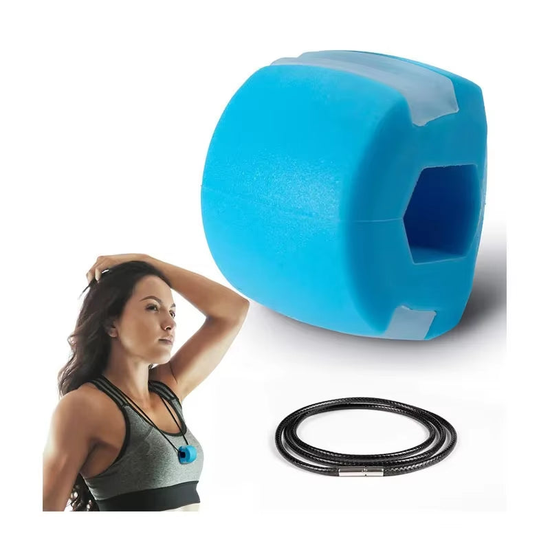 Fitness Jaw Exercise Stress Ball Face Jaw Exerciser Trainer Muscle Simulator for Cheekbones Trainer Jaw Chin Line