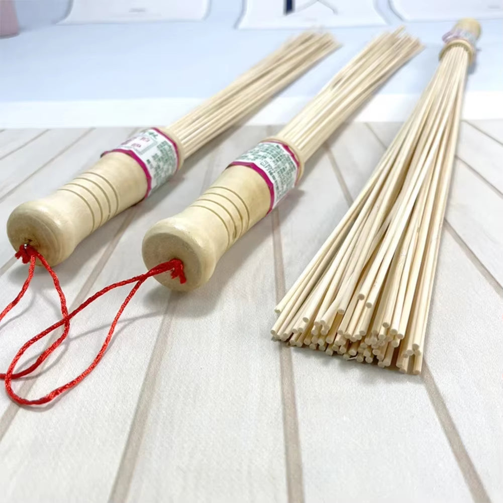 Bamboo Wood Massager Relaxation Hammer Stick Relieve Muscle Fatigue Environmental Health Wooden Handle Health Care Tool