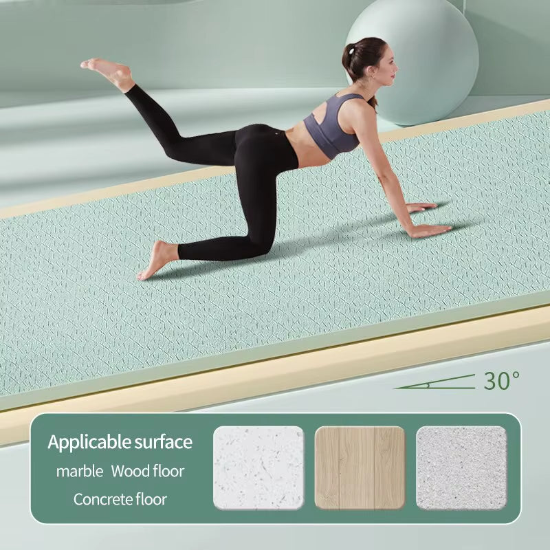 Premium 10mm Anti-Slip Yoga Mat - Eco-Friendly, Tear Resistant Pilates Fitness Mat for Women