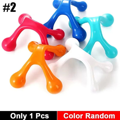 1Pcs Handheld Arch Body Massager Health Balance Four Ball Back Mini Massage Stick Relax Acupressure Health Massage Tool