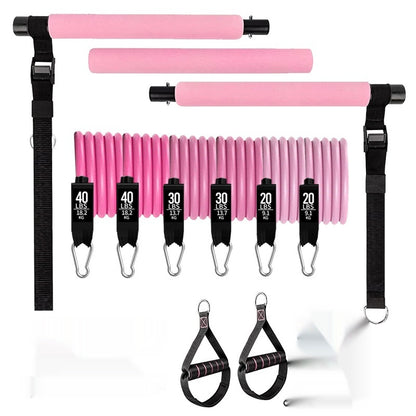 Yoga Fitness Rod Stretching Enhanced Female Rope Stretch