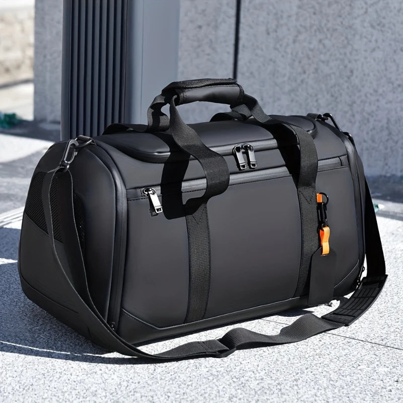 Elevate Your Travel Experience with Our Spacious and Stylish Large Capacity Travel Duffel Bag - Durable Oxford Cloth Design with Multiple Compartments for All Your Adventures