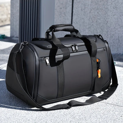 Elevate Your Travel Experience with Our Spacious and Stylish Large Capacity Travel Duffel Bag - Durable Oxford Cloth Design with Multiple Compartments for All Your Adventures