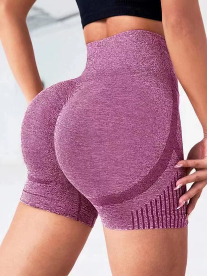 Women Yoga Shorts Women High Waist Workout Shorts Lift Butt Fitness Pants Sportswear Fitness Yoga Push up Yoga Gym Running Short