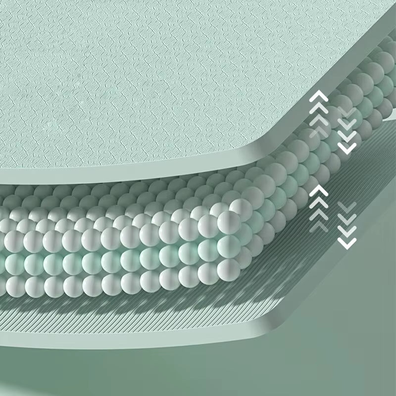 Premium 10mm Anti-Slip Yoga Mat - Eco-Friendly, Tear Resistant Pilates Fitness Mat for Women